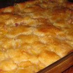 Lazy Man's Peach Cobbler - Easy Pie Recipe