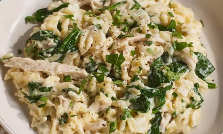 One-Pot Lemon Chicken Orzo - Quick Recipe