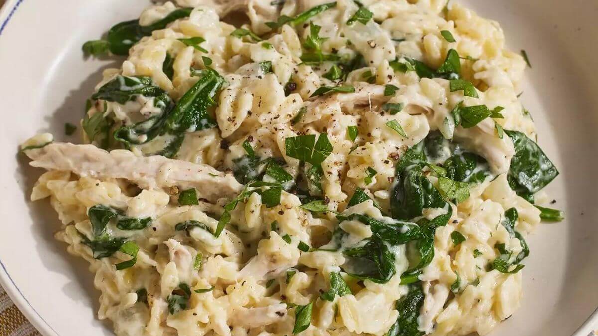 One-Pot Lemon Chicken Orzo - Quick Recipe